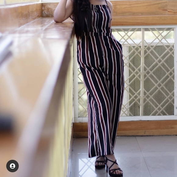 Pants - Shein Stripe Jumpsuit